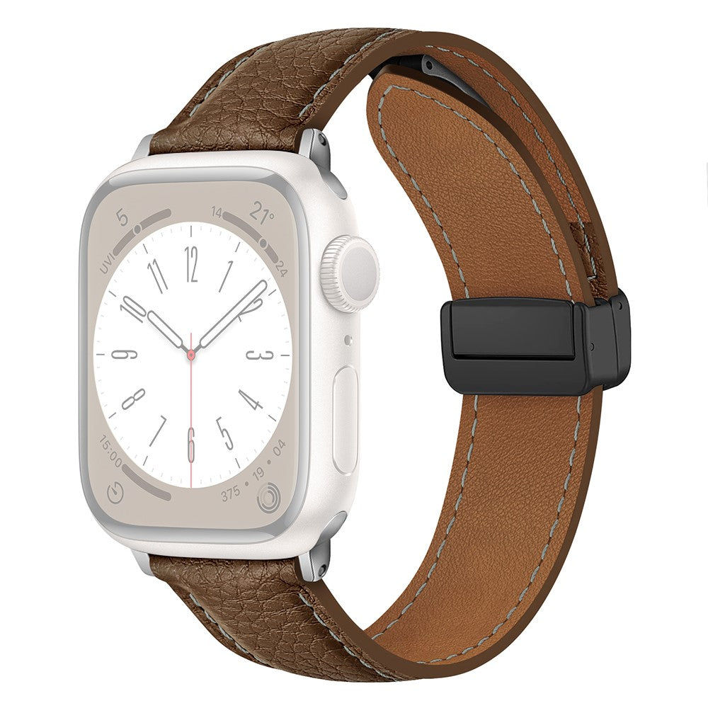 Vildt Godt Kunstlæder Universal Rem passer til Apple Smartwatch - Brun#serie_7