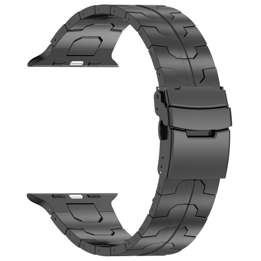 Mega Holdbart Metal Universal Rem passer til Apple Smartwatch - Sort#serie_2