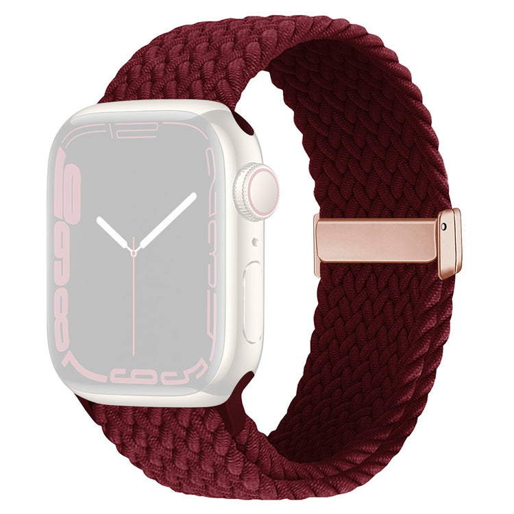 Mega Elegant Nylon Universal Rem passer til Apple Smartwatch - Rød#serie_8