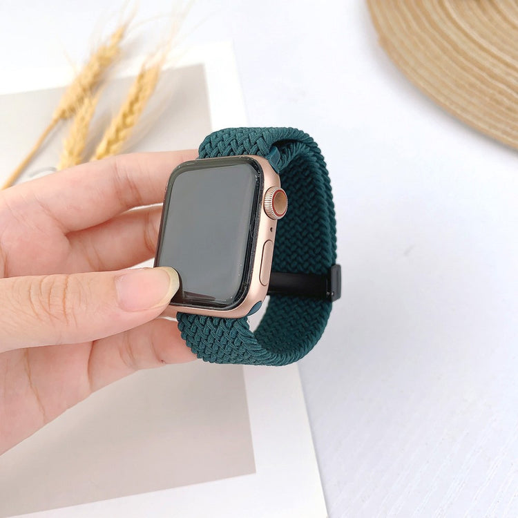 Mega Elegant Nylon Universal Rem passer til Apple Smartwatch - Grøn#serie_17