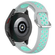 KALEBOL KLB-SSGJ-001 Samsung Galaxy Watch3 45mm Silicone Band 22mm Watch Strap - Black+Grey