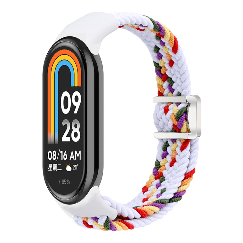 Vildt Godt Nylon Rem passer til Xiaomi Smart Band 8 - Flerfarvet#serie_2