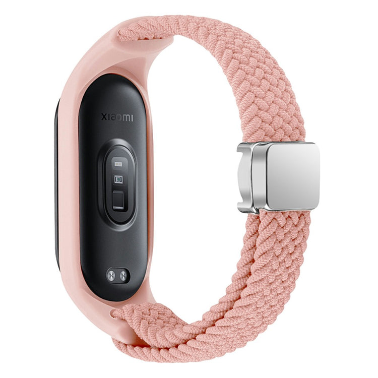 Super Sejt Nylon Universal Rem passer til Xiaomi Smartwatch - Pink#serie_14