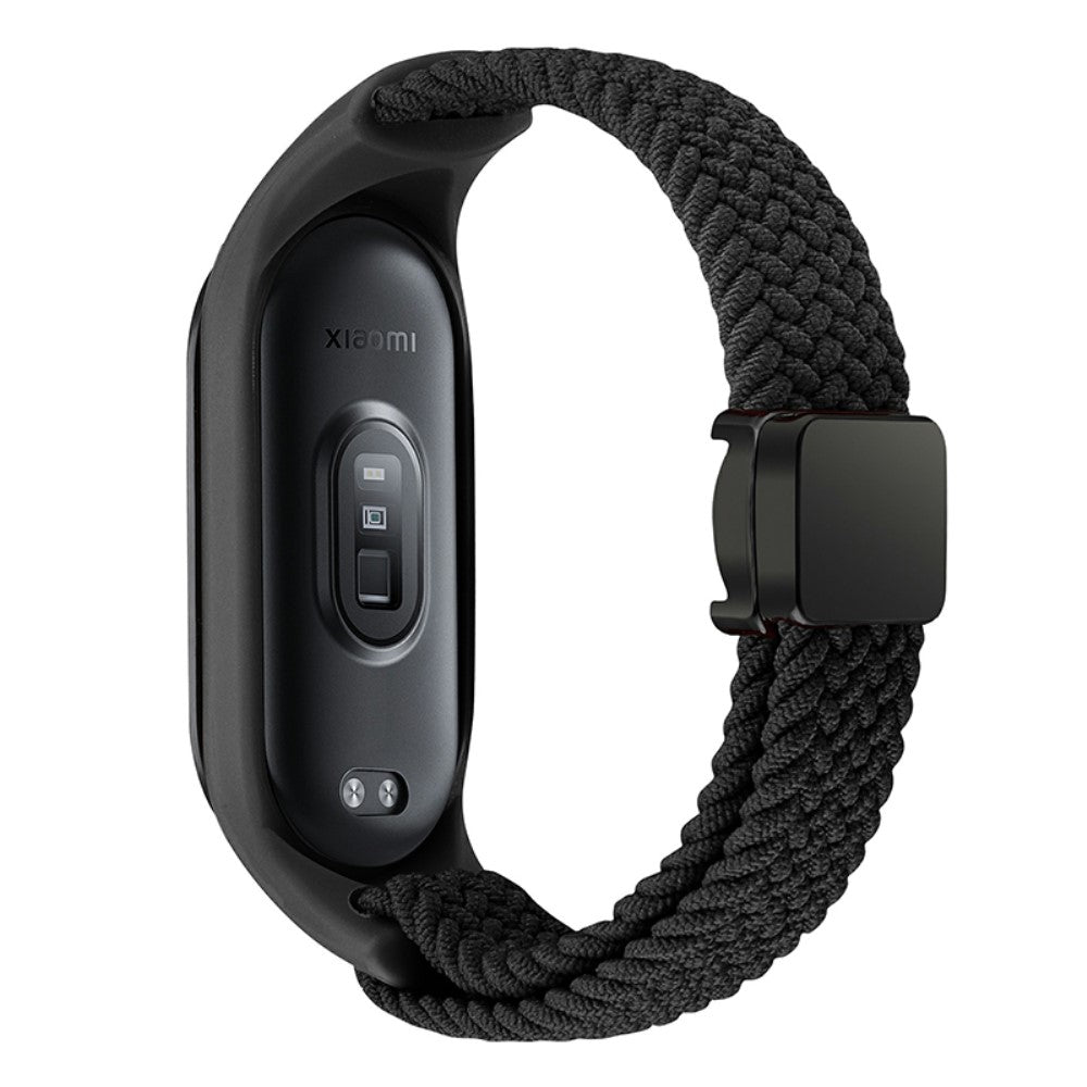 Super Sejt Nylon Universal Rem passer til Xiaomi Smartwatch - Sort#serie_16