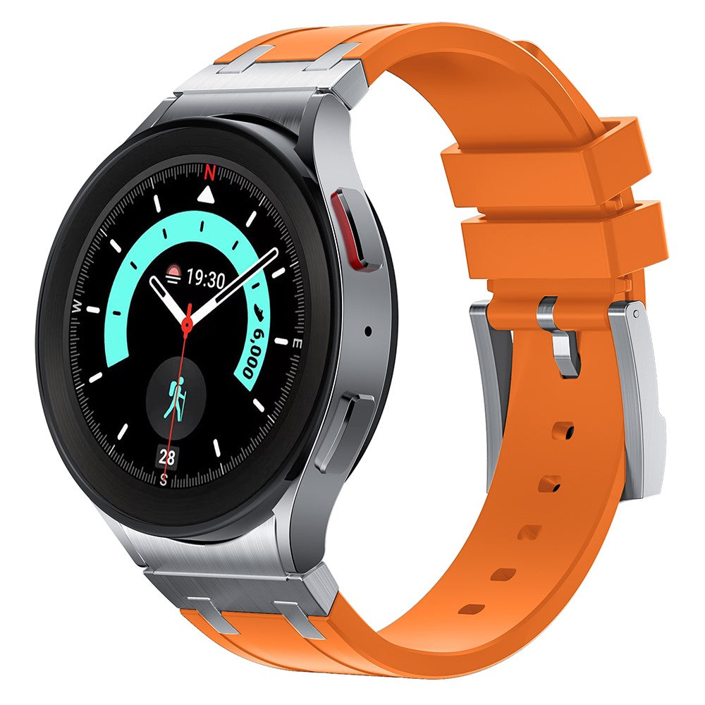 Alle Tiders Silikone Universal Rem passer til Samsung Smartwatch - Orange#serie_7