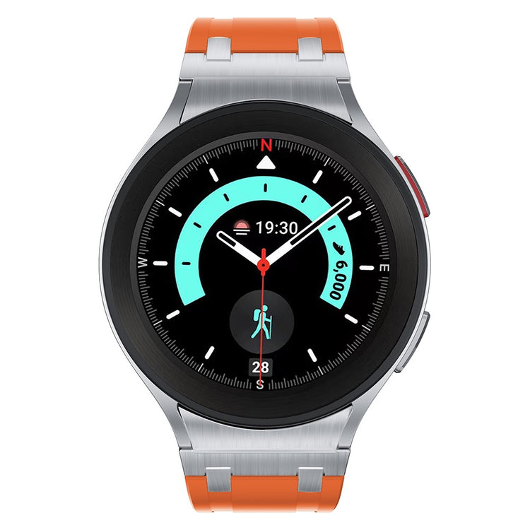 Alle Tiders Silikone Universal Rem passer til Samsung Smartwatch - Orange#serie_7