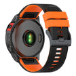 KALEBOL KLB-SSGJ-001 Garmin Fenix 7 / Fenix 7 Pro Sport Straps 22mm Silicone Watch Band - Black+White