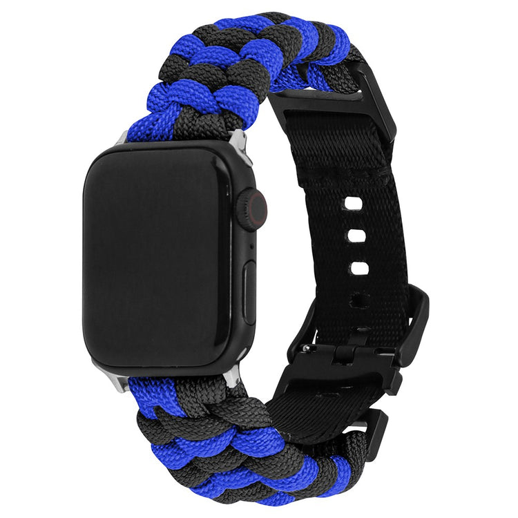 Super Hårdfør Nylon Universal Rem passer til Apple Smartwatch - Blå#serie_10