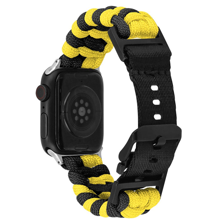 Super Hårdfør Nylon Universal Rem passer til Apple Smartwatch - Gul#serie_14