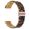 Popglory Replacement Strap Waterproof Resin Sports Watch Band - Leopard Printed
