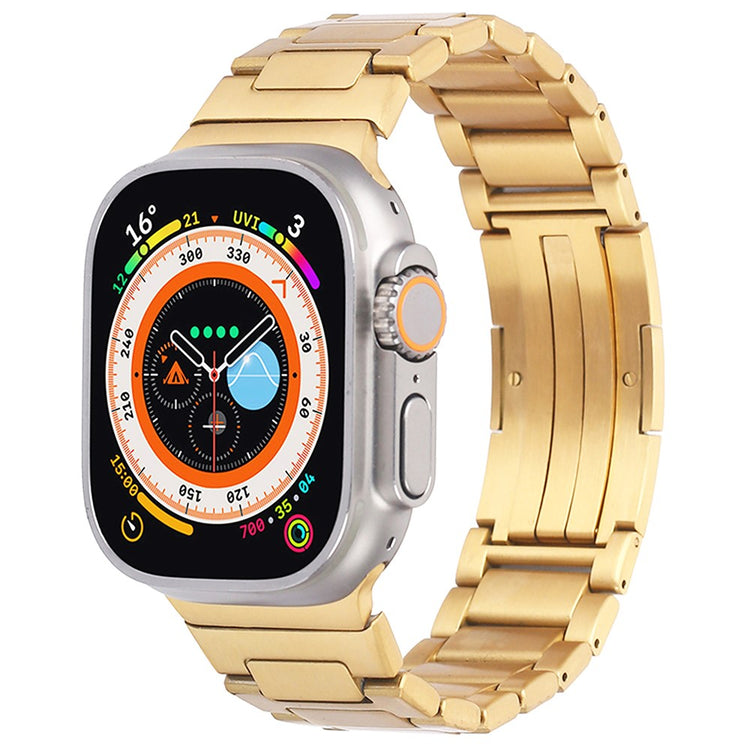 Stilfuld Metal Universal Rem passer til Apple Smartwatch - Guld#serie_2