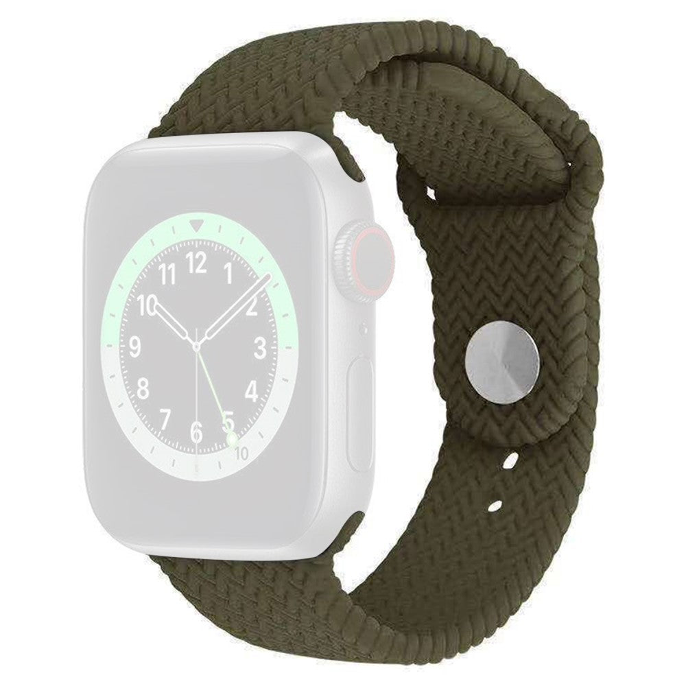 Super Stylish Apple Smartwatch Silicone Universel Strap - Green#serie_8