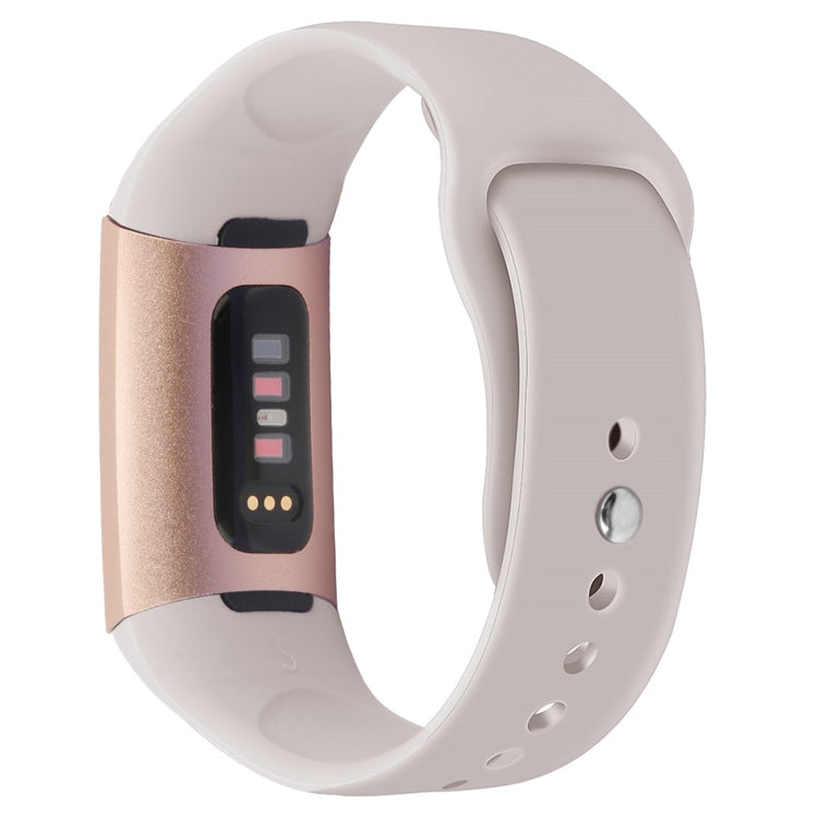 Fitbit Charge 3 / Fitbit Charge 4 Silicone Universel Strap - White#serie_5