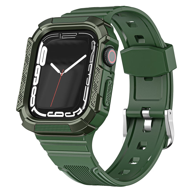 Very Fashionable Apple Smartwatch Silicone Universel Strap - Green#serie_8