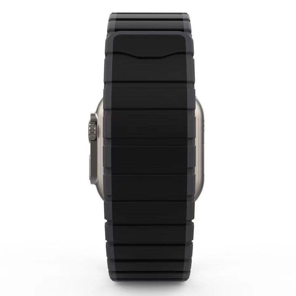 Comfortable Apple Smartwatch Silicone Universel Strap - Black#serie_1