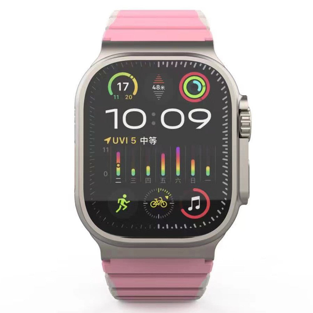 Exquisite Apple Smartwatch Silicone Universel Strap - Pink#serie_2