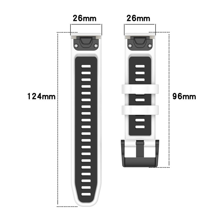 Very Pleasant Garmin Smartwatch Silicone Universel Strap - White#serie_1