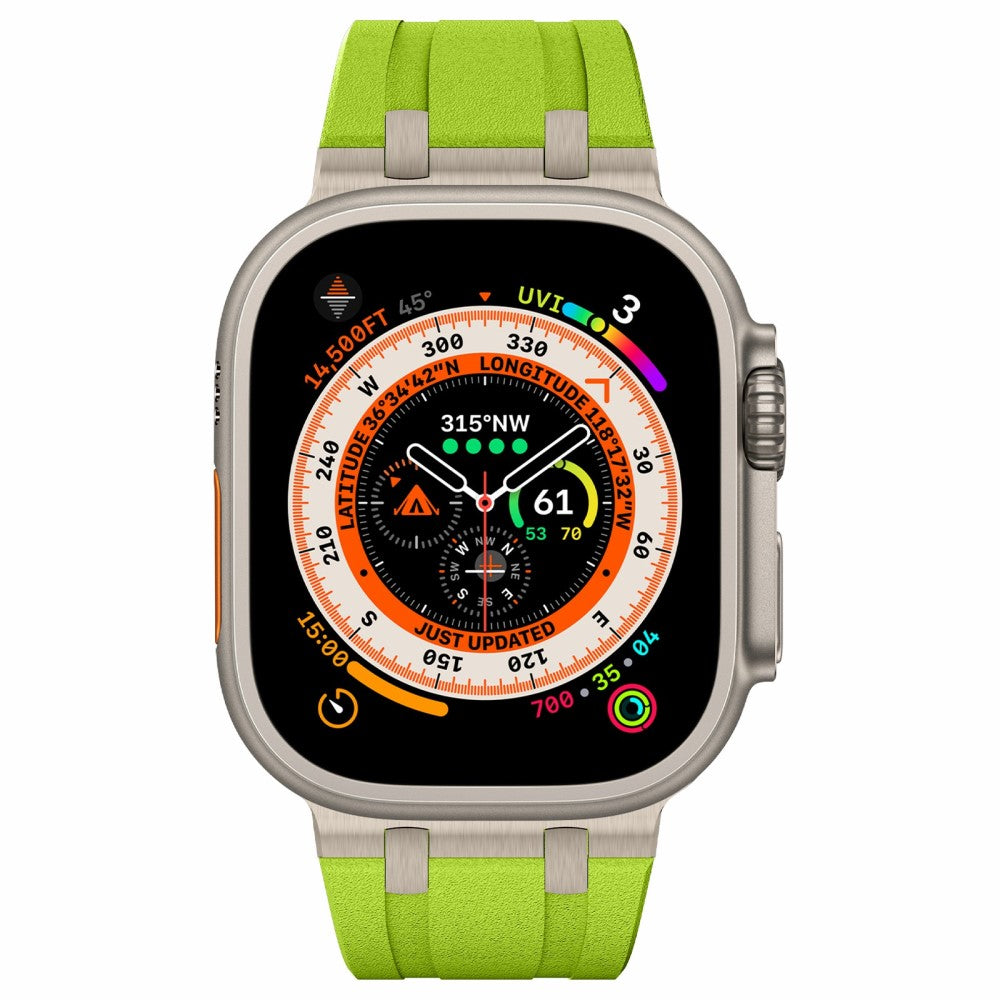 Absolutely Neat Apple Smartwatch Silicone Universel Strap - Green#serie_7