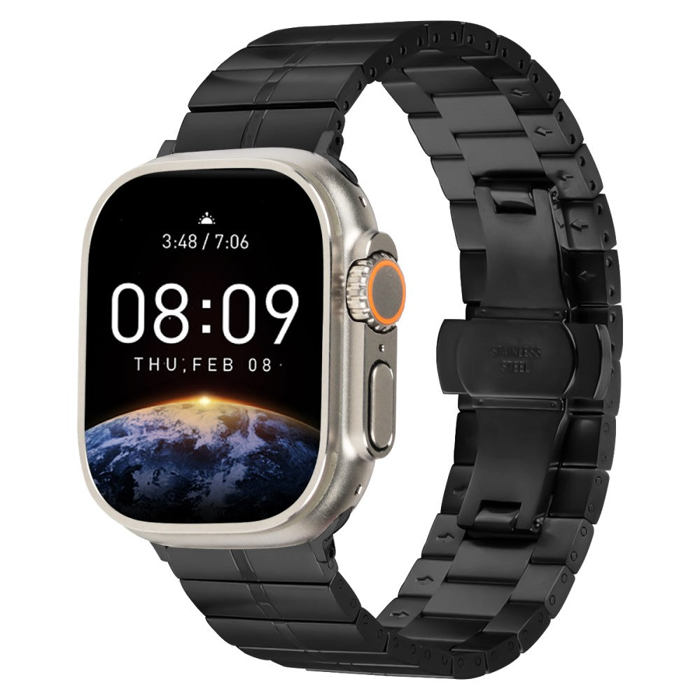 Incredibly Sweet Apple Smartwatch Metal Universel Strap - Black#serie_2