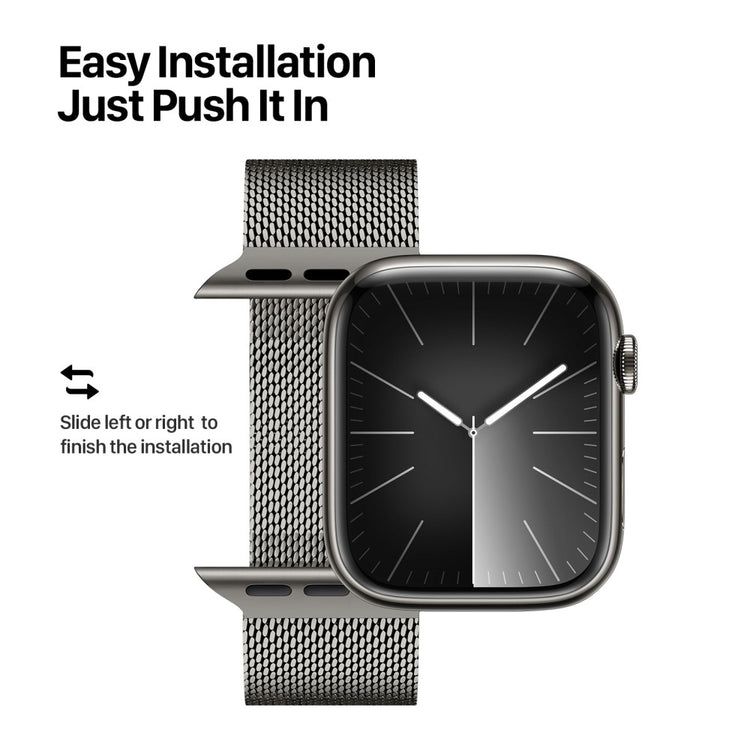 Nice Apple Smartwatch Metal Universel Strap - Silver#serie_3