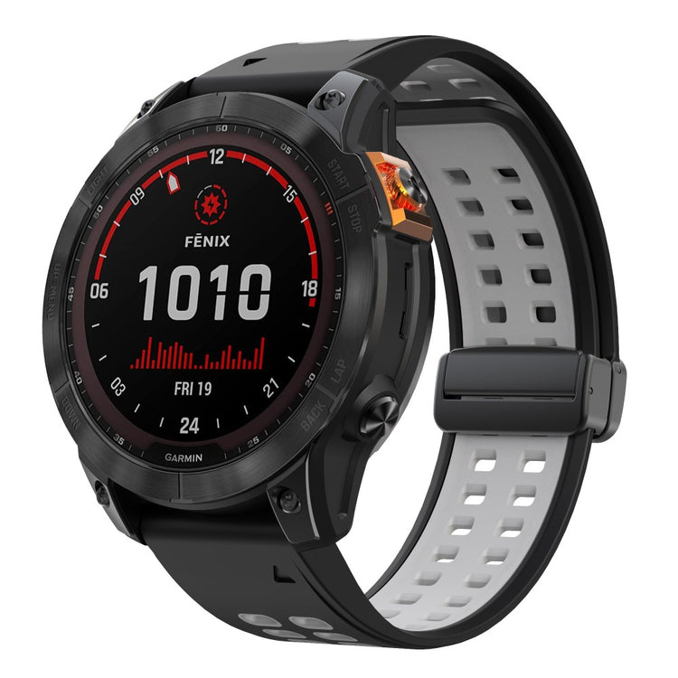 Very Nice Garmin Smartwatch Silicone Universel Strap - Black#serie_4