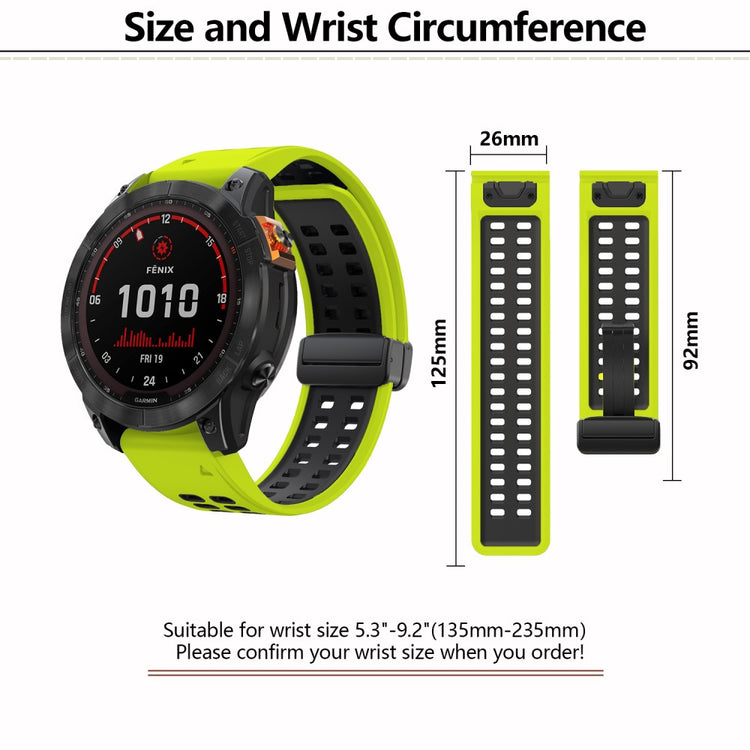 Very Nice Garmin Smartwatch Silicone Universel Strap - Green#serie_6