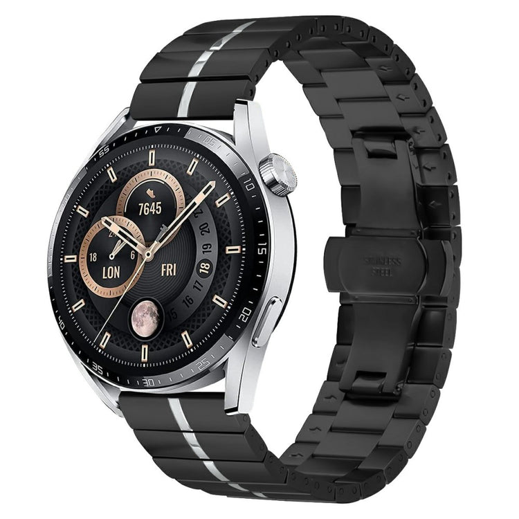 Super Nice Huawei Watch GT 3 (46mm) Metal Strap - Black#serie_1