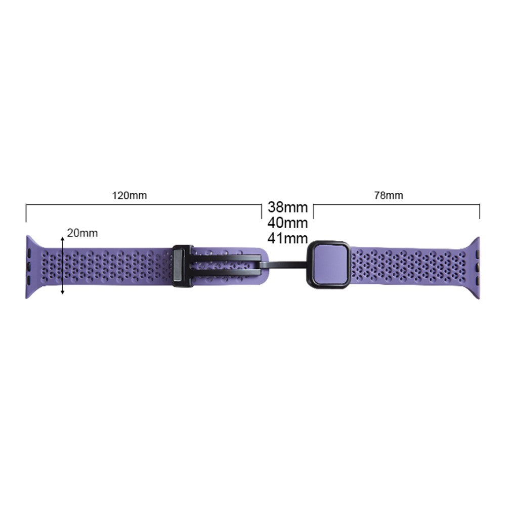 Comfortable Apple Smartwatch Silicone Universel Strap - Purple#serie_14