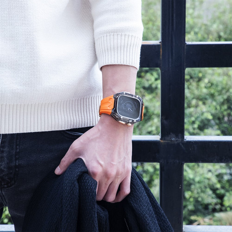 Absolutely Nice Apple Smartwatch Silicone Universel Strap - Orange#serie_1