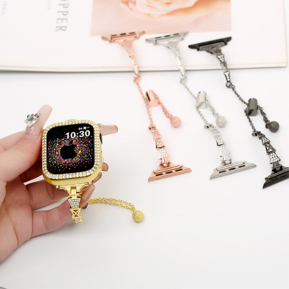 Mega Nice Apple Smartwatch Rhinestone Universel Strap - Gold#serie_2