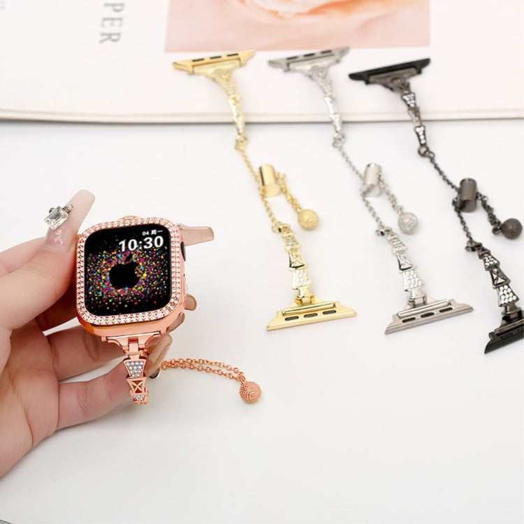 Mega Nice Apple Smartwatch Rhinestone Universel Strap - Pink#serie_3