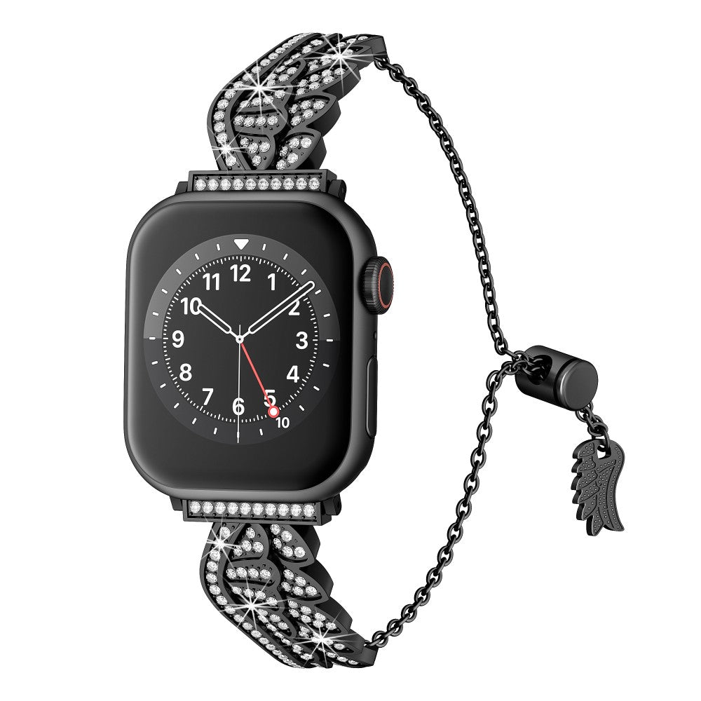 Super Pleasant Apple Smartwatch Rhinestone Universel Strap - Black#serie_1