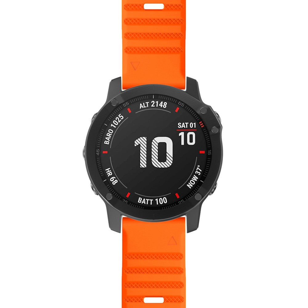 Really Beautiful Garmin Smartwatch Silicone Universel Strap - Orange#serie_4