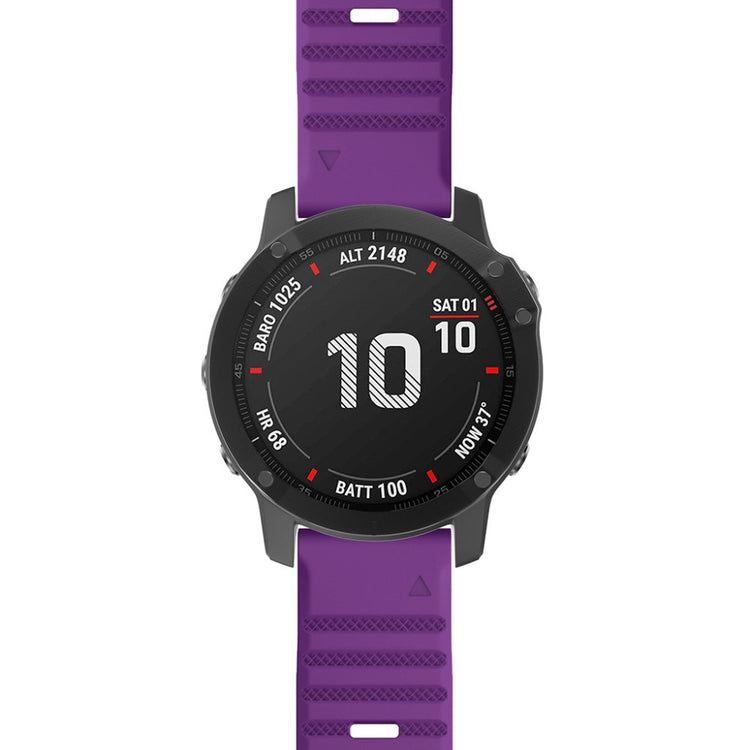 Really Beautiful Garmin Smartwatch Silicone Universel Strap - Purple#serie_15