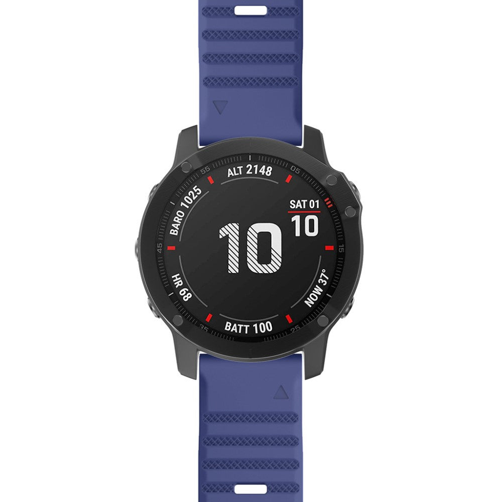 Super Nice Garmin Smartwatch Silicone Universel Strap - Blue#serie_13