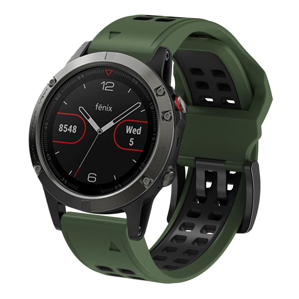 Delightful Garmin Smartwatch Silicone Universel Strap - Green#serie_9