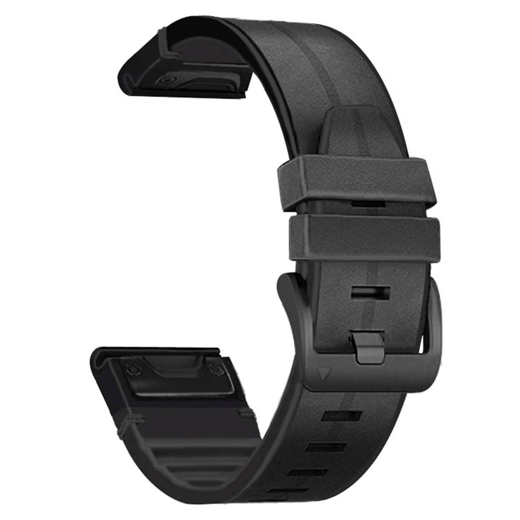 Super Pleasant Garmin Smartwatch Silicone Universel Strap - Black#serie_1