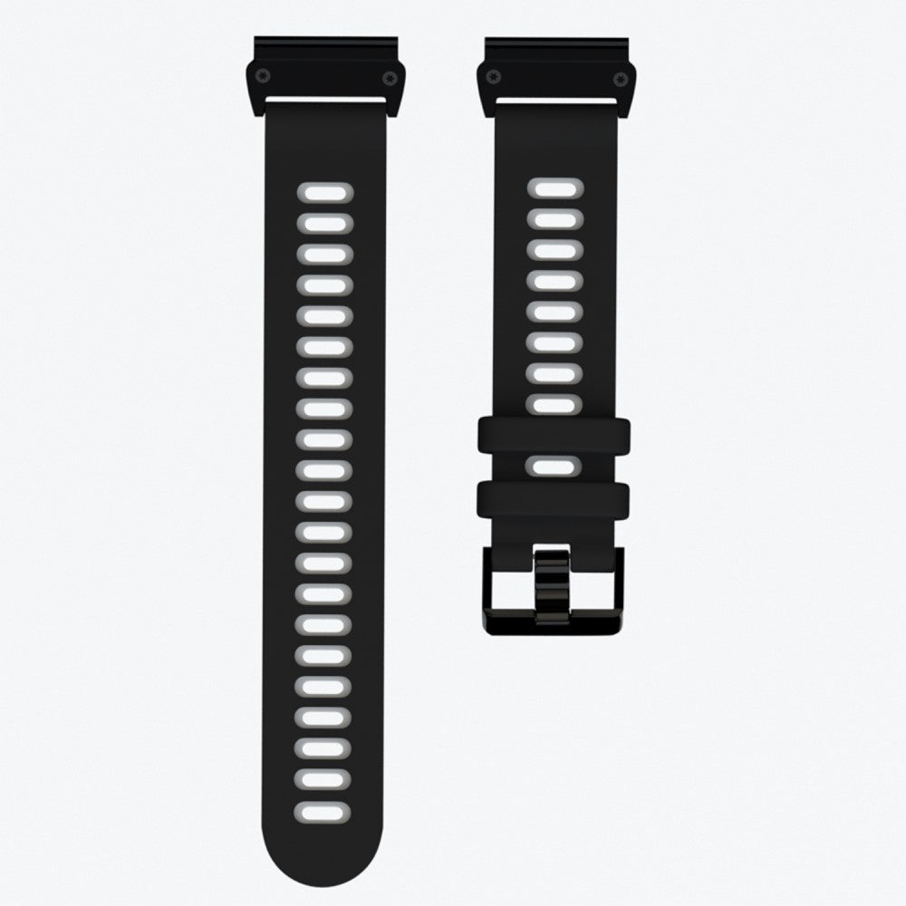 Super Cool Garmin Smartwatch Silicone Universel Strap - Silver#serie_1