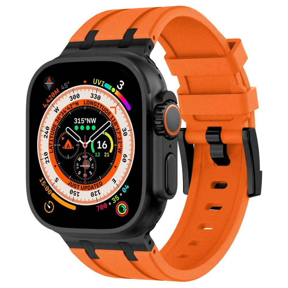 Comfortable Apple Smartwatch Silicone Universel Strap - Orange#serie_4