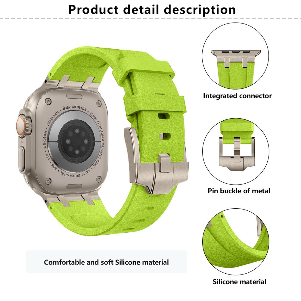 Comfortable Apple Smartwatch Silicone Universel Strap - Green#serie_5