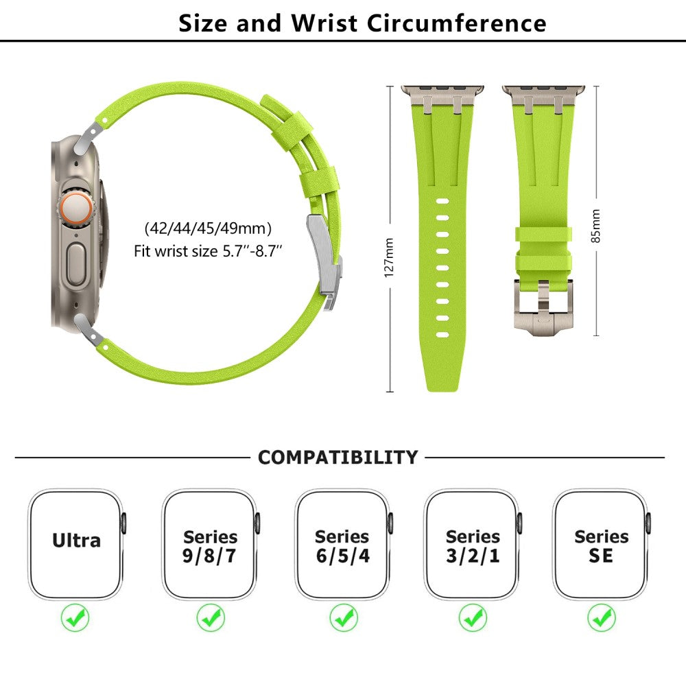 Comfortable Apple Smartwatch Silicone Universel Strap - Silver#serie_6