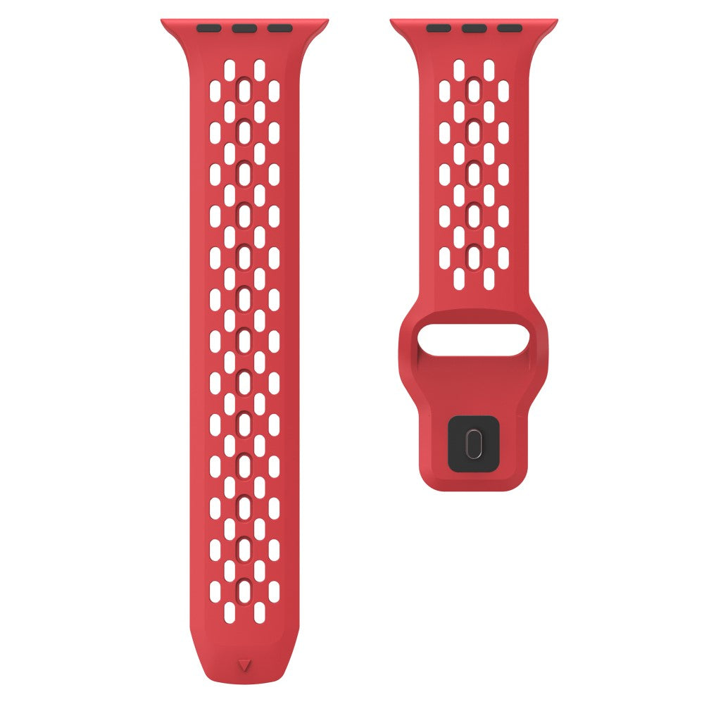 Mega Fashionable Apple Smartwatch Silicone Universel Strap - Red#serie_5