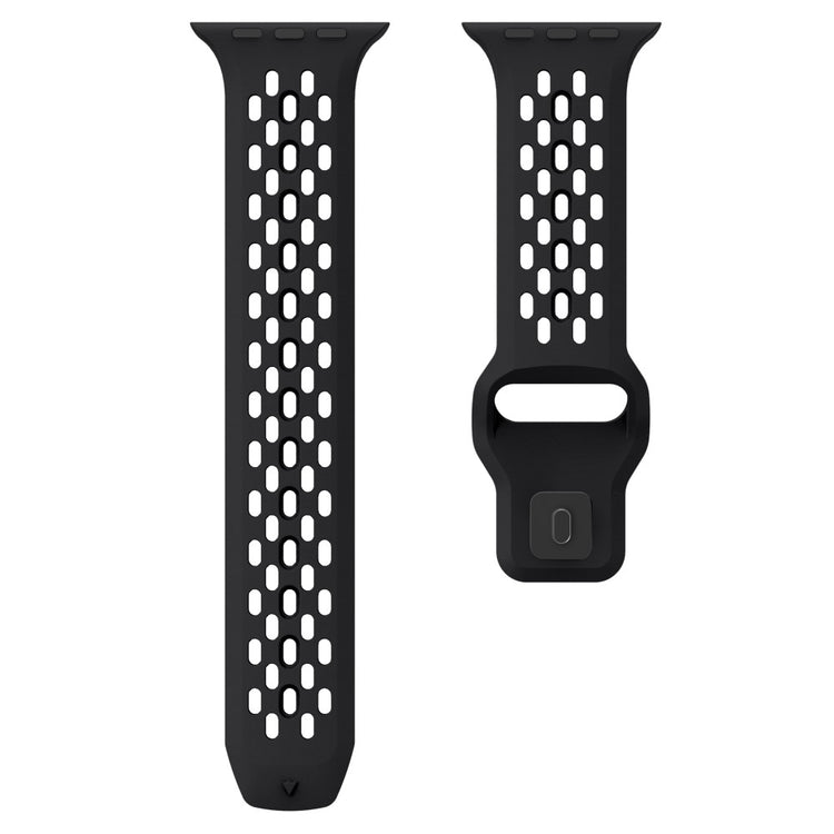 Mega Fashionable Apple Smartwatch Silicone Universel Strap - Black#serie_6