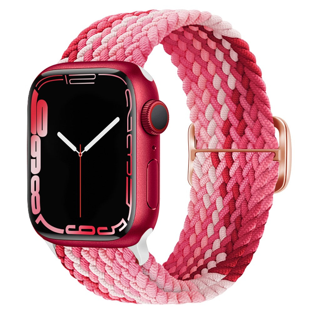 Mega Delightful Apple Smartwatch Nylon Universel Strap - Red#serie_11