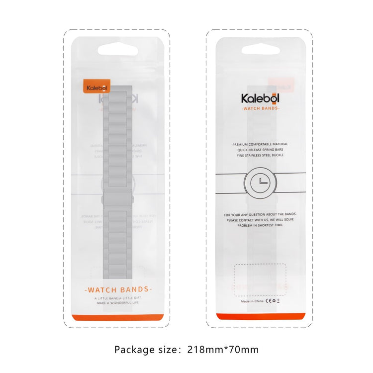 KALEBOL For Apple Watch Ultra 2 Ultra 49mm / 9 8 7 45mm / 6 5 4 SE (2022) SE (2023) SE 44mm / 3 2 1 42mm Stainless Steel Watch Strap - Silver#serie_1