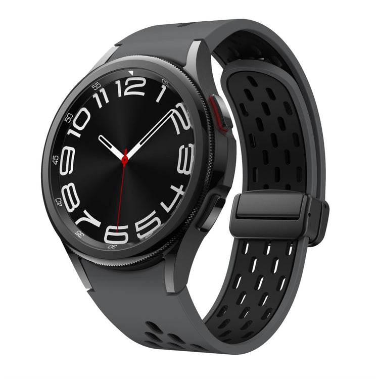 Mega Tough Samsung Smartwatch Silicone Universel Strap - Black#serie_9