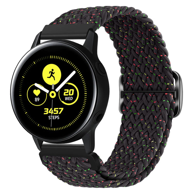 Really Fancy Samsung Smartwatch Nylon Universel Strap - Black#serie_20