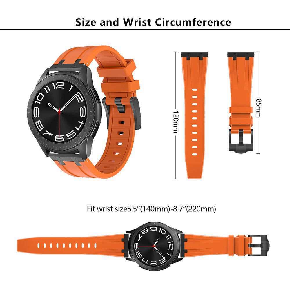 Really Beautiful Smartwatch Silicone Universel Strap - Silver#serie_3