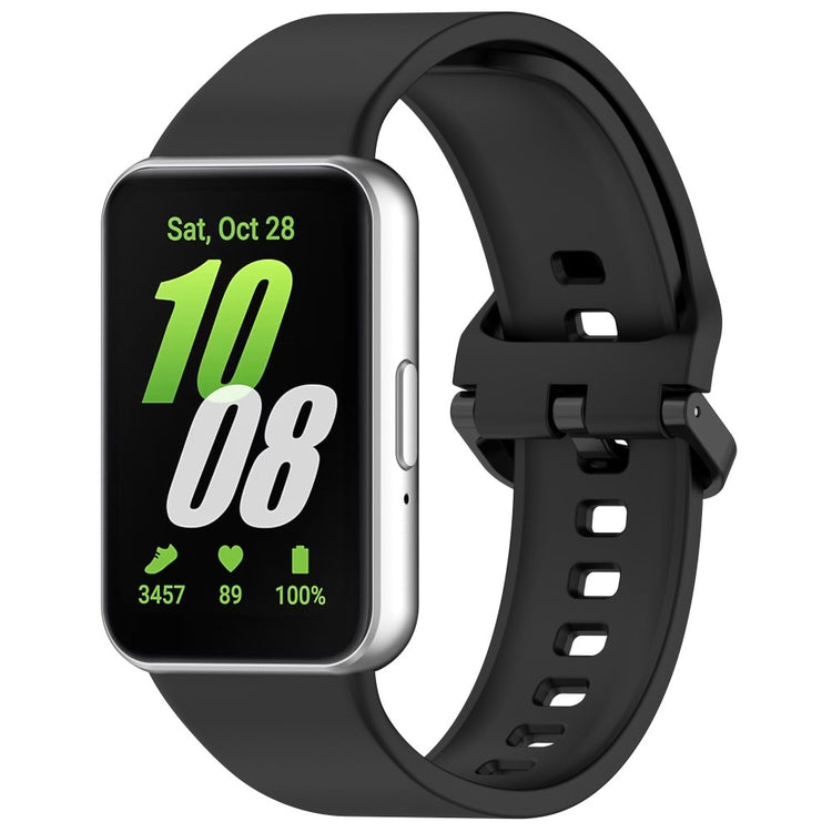 Sweet Samsung Galaxy Fit 3 Silicone Strap - Black#serie_1