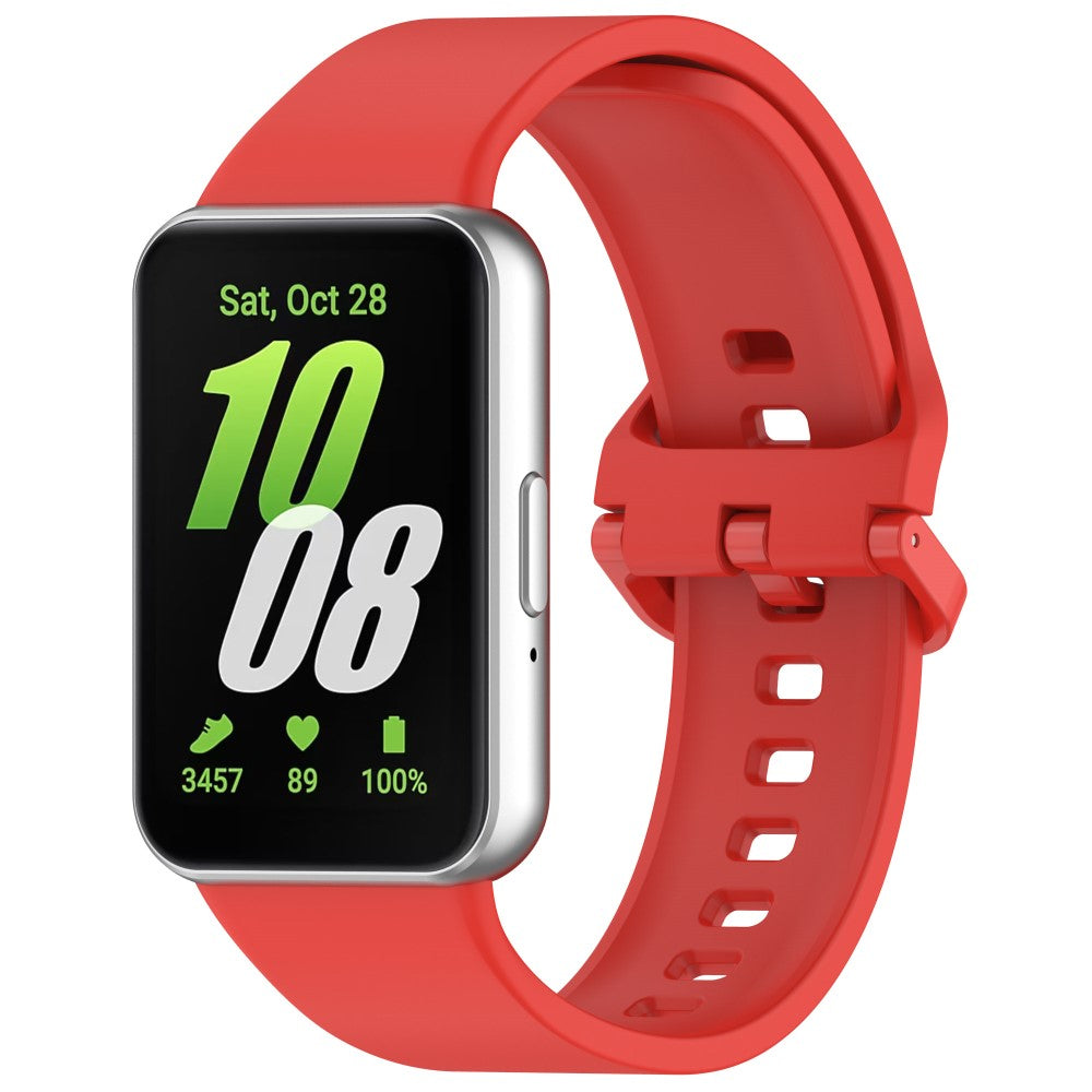 Sweet Samsung Galaxy Fit 3 Silicone Strap - Red#serie_4